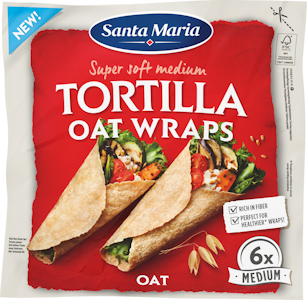 Santa Maria Oat Tortilla Medium 6kpl 240g