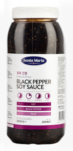 Santa Maria Korean style black pepper soy sauce 2500g