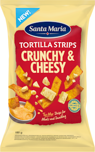 Santa Maria 185G Tortilla Strips Crunchy Cheesy