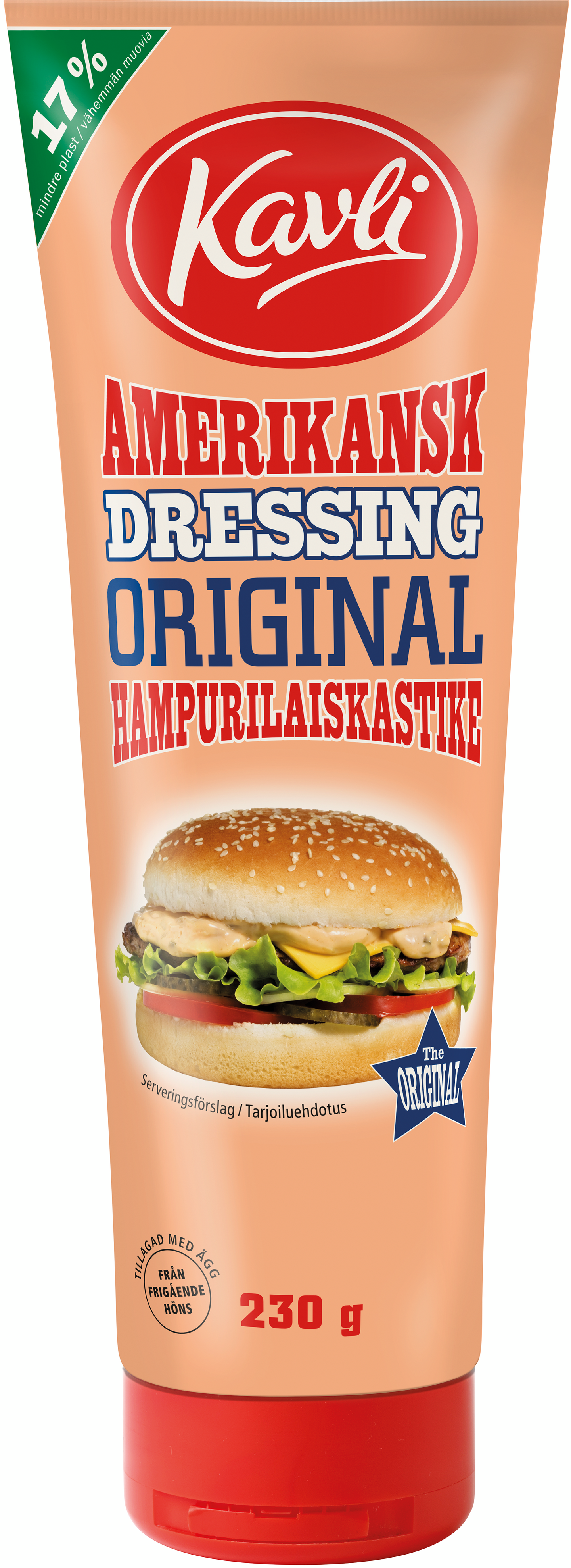 Kavli hampurilaiskastike 230g