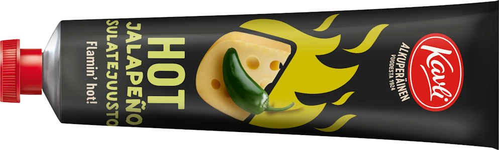 Kavli Levittyvä hot jalapeno sulatejuusto 175g