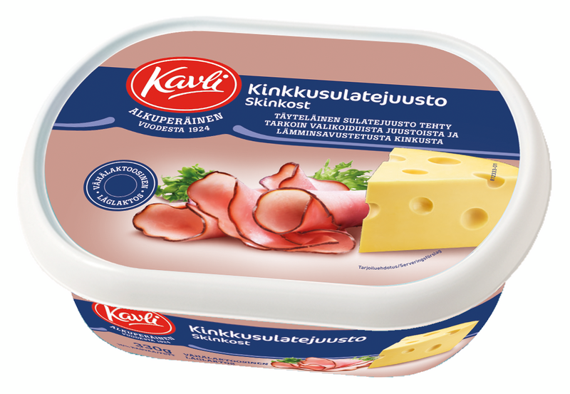 Kavli sulatejuusto 330g kinkku