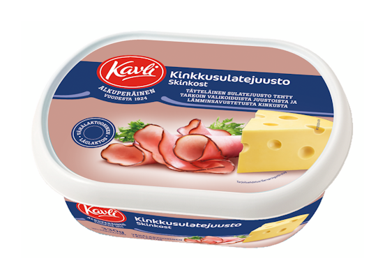Kavli sulatejuusto 330g kinkku