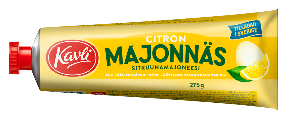Kavli sitruunanmakuinen majoneesi  275 g