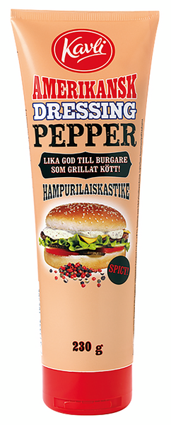 Kavli hampurilaiskastike 230g pippuri