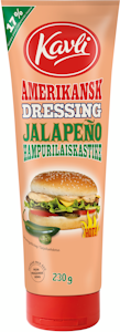 Kavli hampurilaiskastike 230g jalapeno