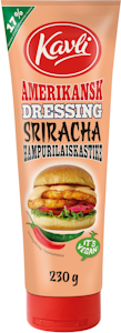 Kavli Hampurilaiskastike 230g Sriracha Vege