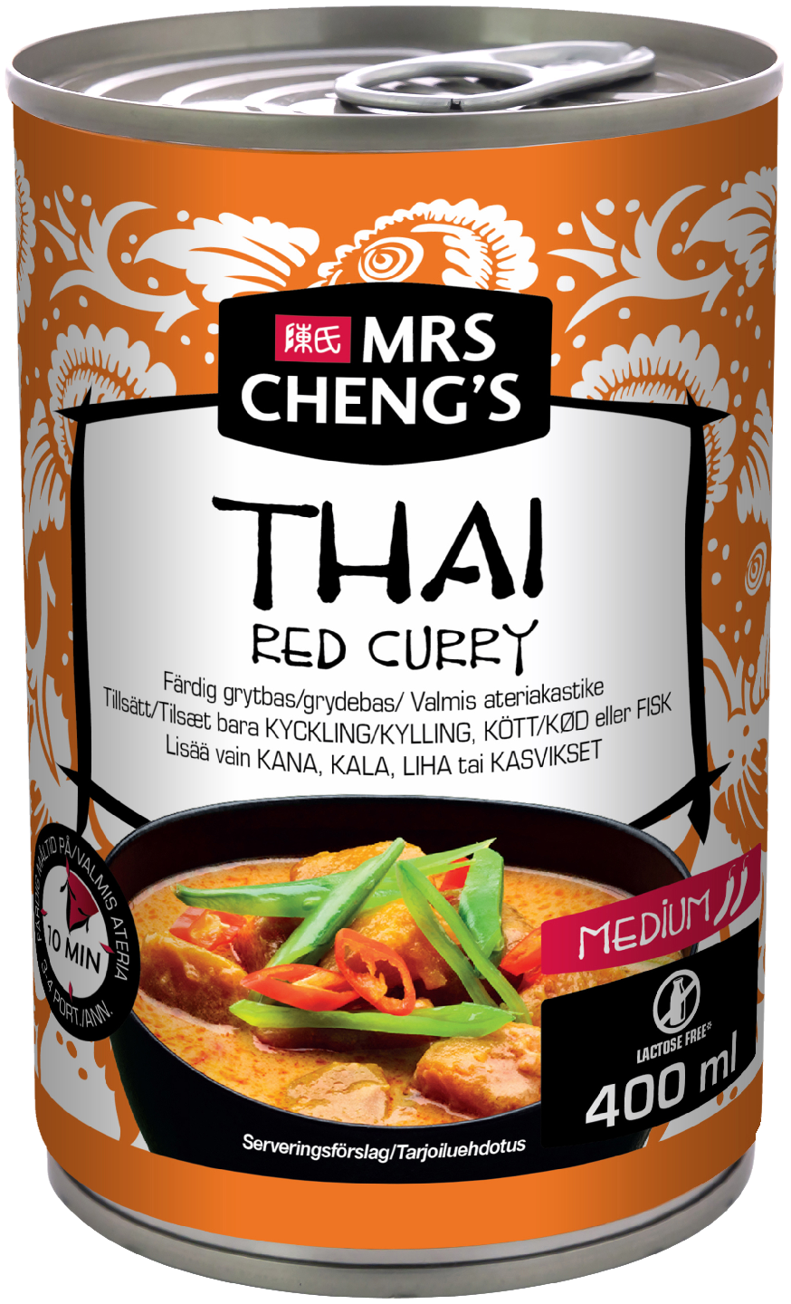 Mrs Chengs ateriakastike 400ml Thai Red