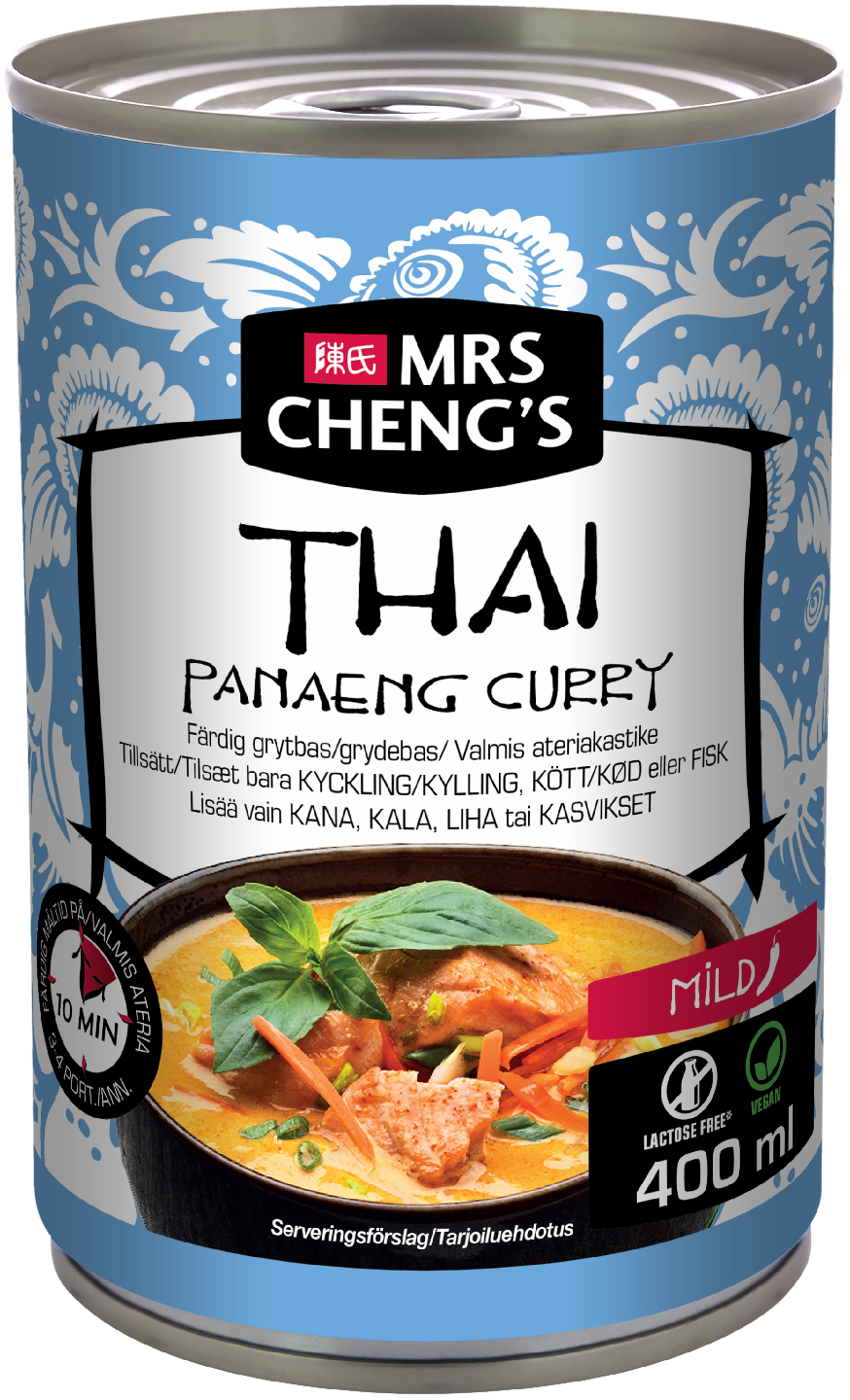 Mrs Chengs ateriakast 400ml Thai Panaeng