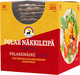 Polar Näkkileipä kaura 225g