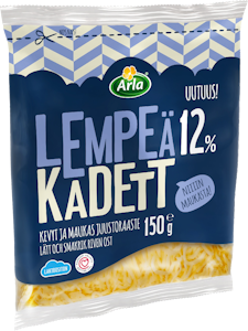 Arla Tolkuttomat Juustot Lempeä Kadett 12% raaste 150 g