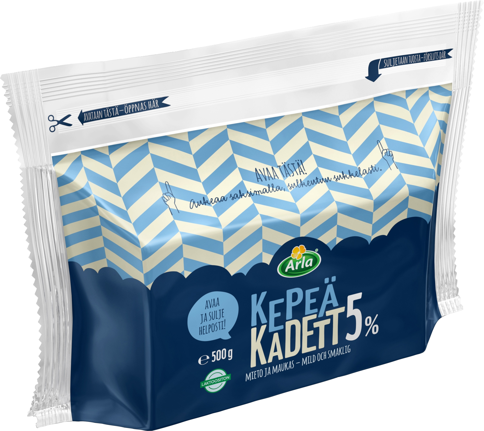 Arla Kepeä Kadett juusto 5% 500g