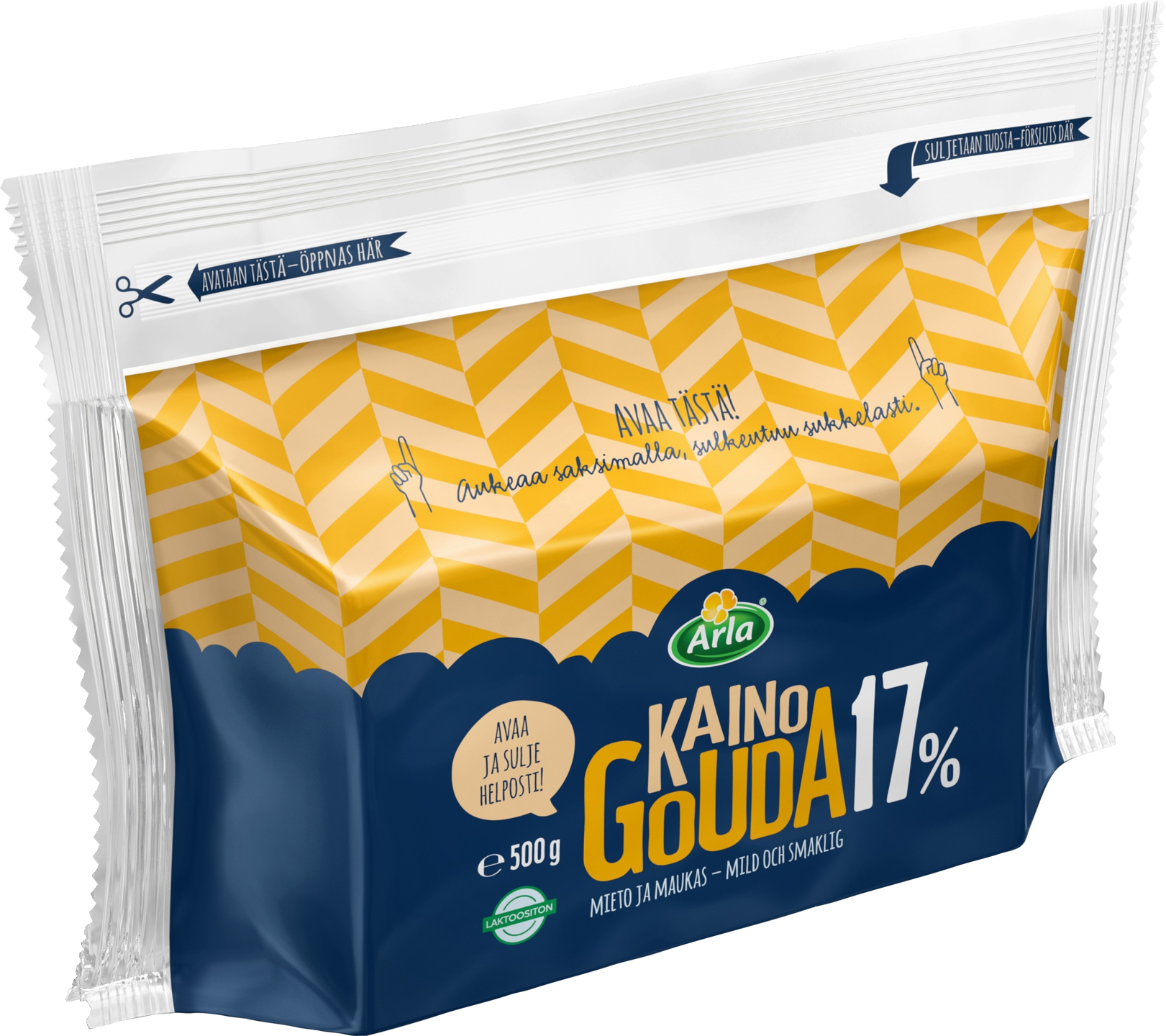 Arla kaino gouda 17% 500g