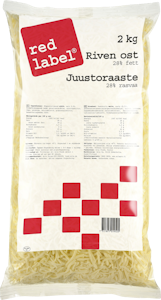 Arla Red Label juustoraasteseos 28% 2kg laktoositon