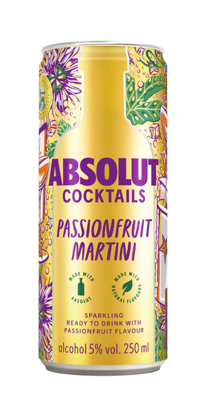 Absolut Cocktail Passionfruit Martini 5% 0,25l