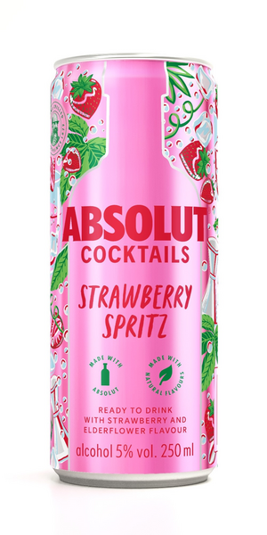 Absolut Cocktails Strawberry Spritz 5,0% 0,25l