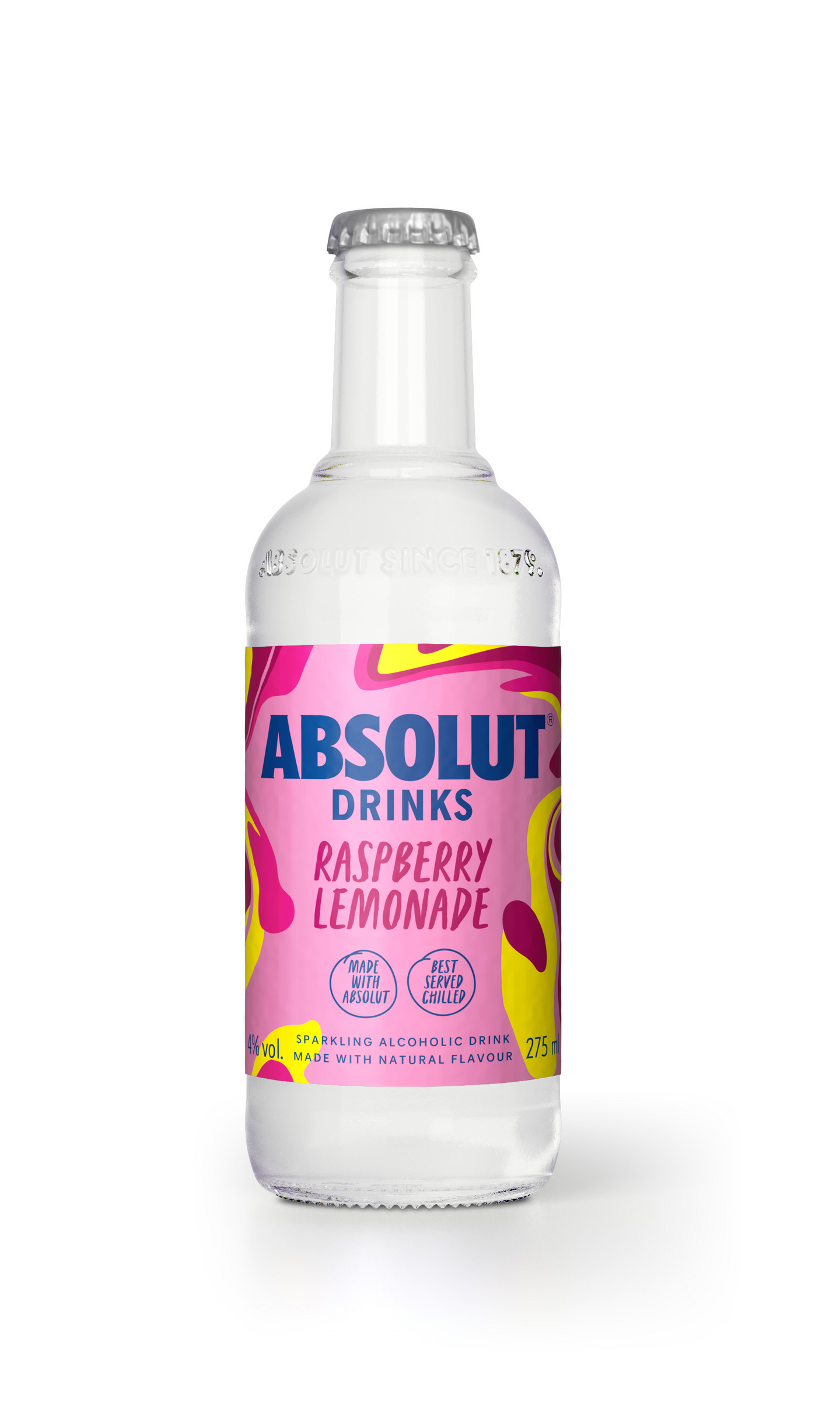 Absolut Drinks Raspberry Lemonade 4% 0,275l