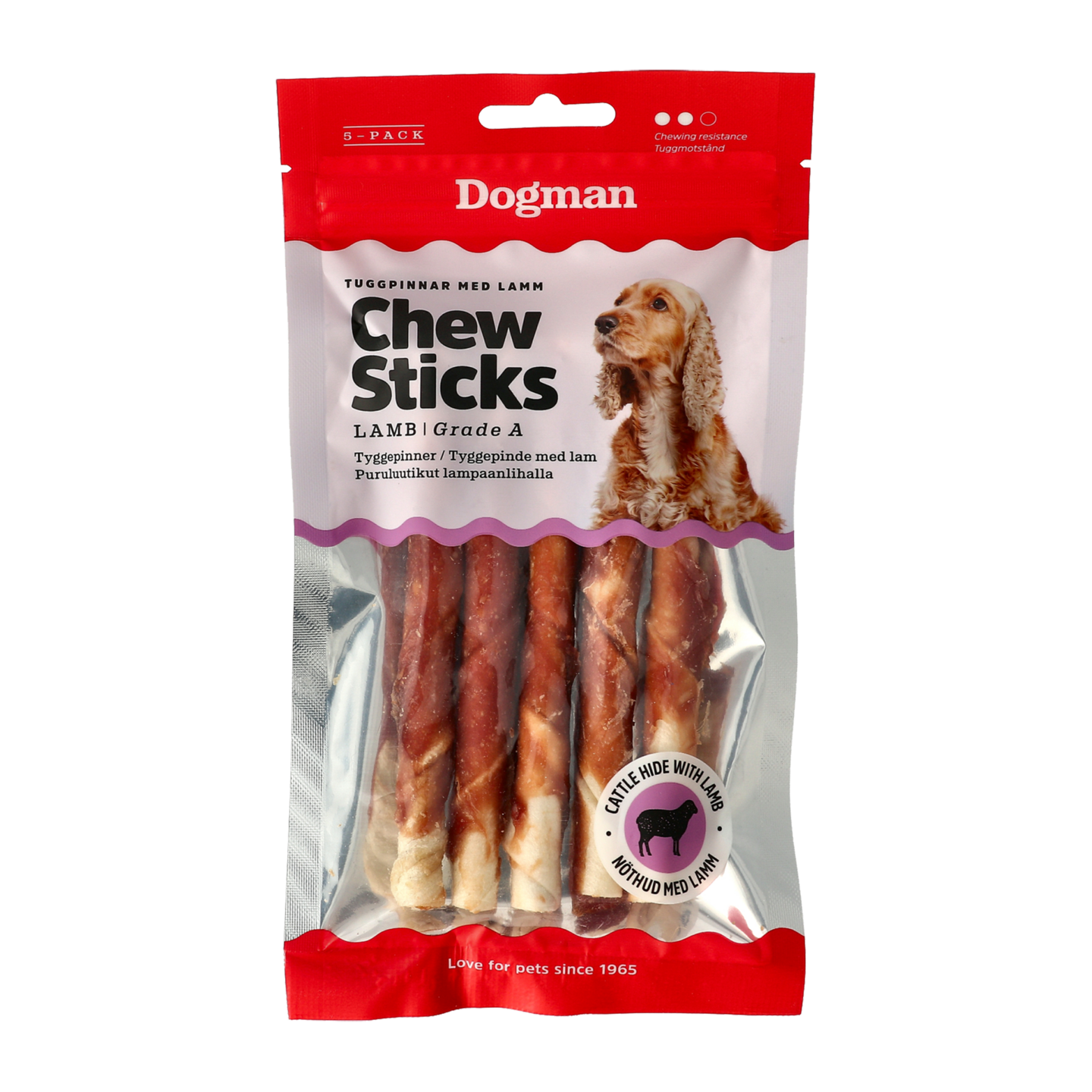 Dogman purutikut 5kpl 63g lampaanliha