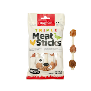 Dogman Triple meat sticks purutikku kana-ankka-maksa S 100g