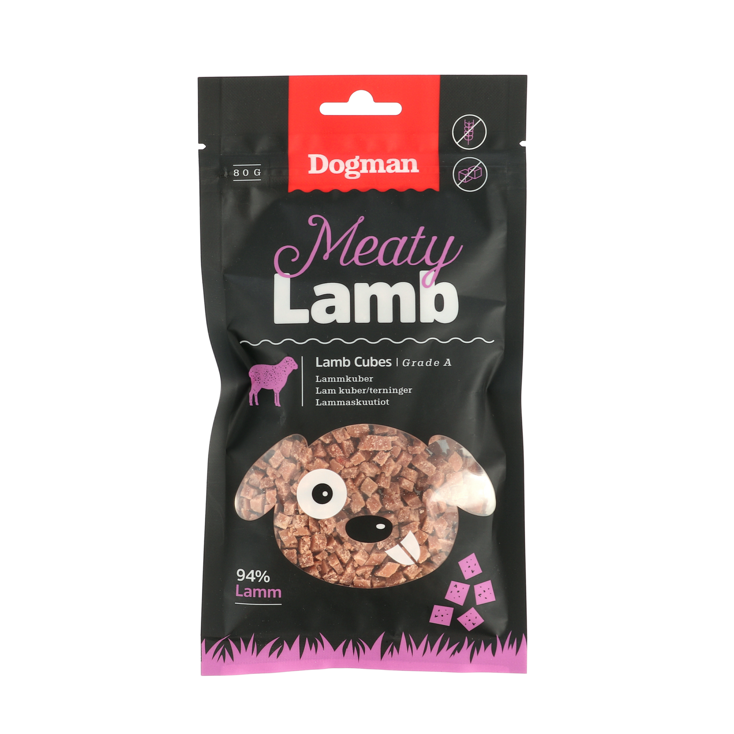 Dogman lammas kuutiot 80g