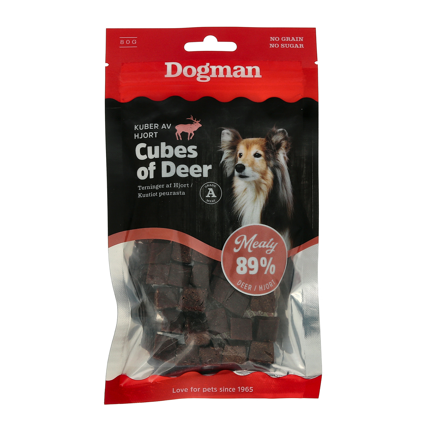 Dogman Meaty Deer Kuutiot peurasta 80g