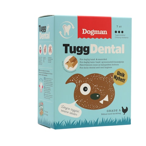 Dogman Tugg Dental 28kpl kanalla