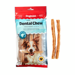 Dogman Tugg Dental Medium purutikku koirille 7kpl 160g