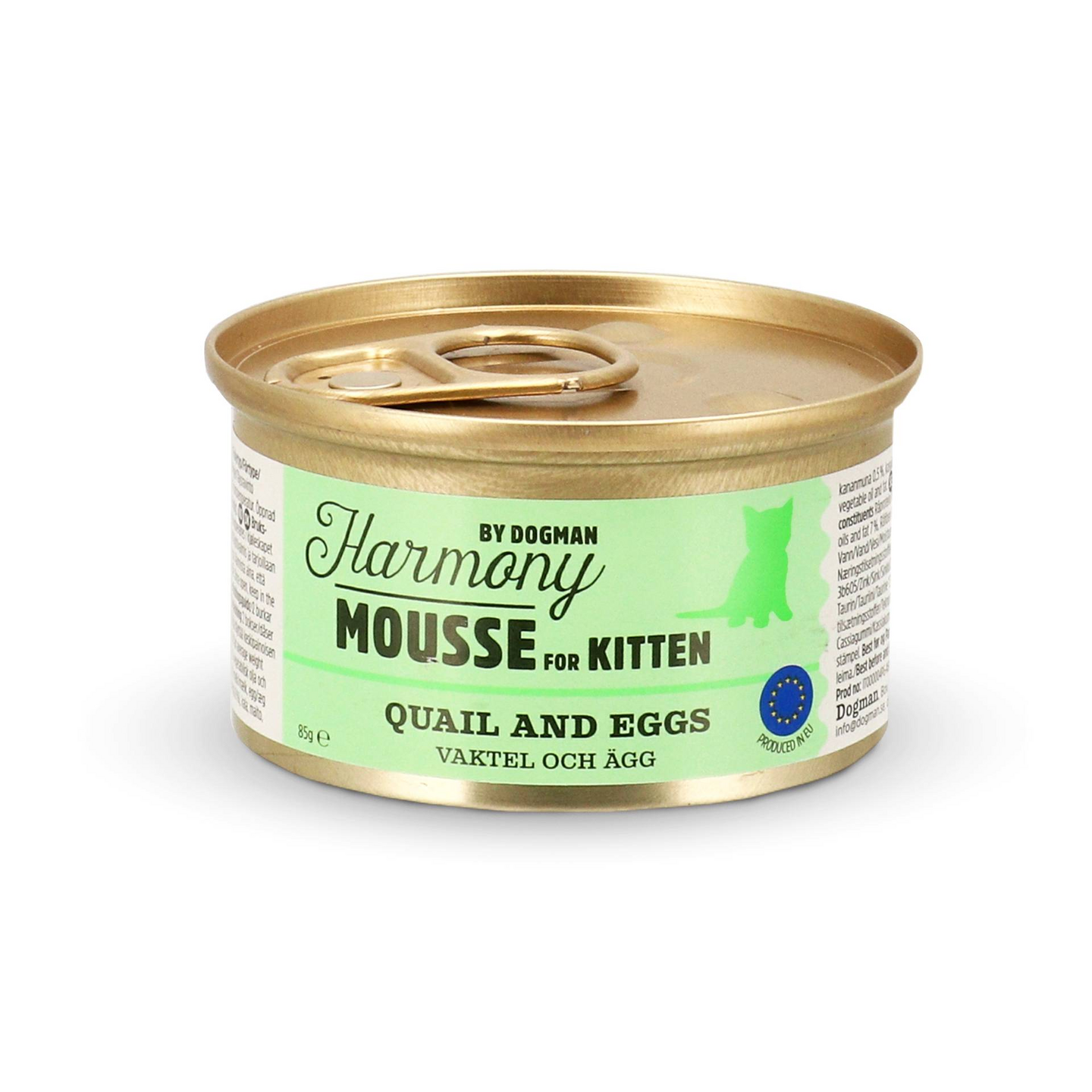 Dogman Harmony mousse kissanpennuille viiriäistä ja kananmunaa 85g