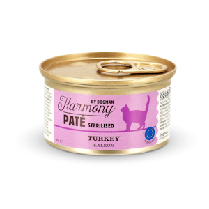 Dogman Harmony patee kalkkuna steriloiduille kissoille 85g