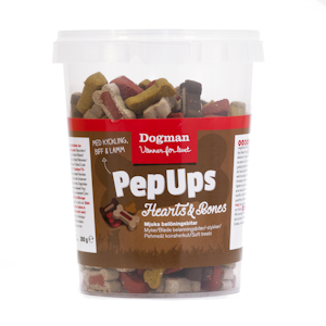 Dogman PepUps Hearts&Bones Pehmeät koiranherkut 300g