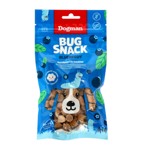 Dogman bug snack mustikka 80g