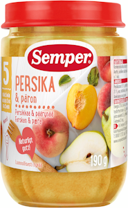 Semper Persikkaa, omenaa & päärynää 190g 5kk