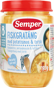 Semper Kalapaistos, perunamuussia & turskaa 190g 8kk