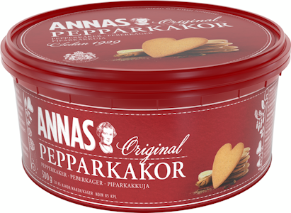 Annas Original Sydänpiparkakku 300g PUOLILAVA