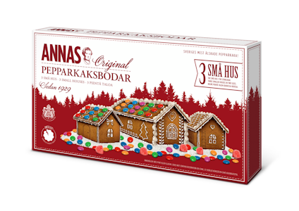 Annas kolme pientä piparkakkutaloa 250g 100kpl QPA