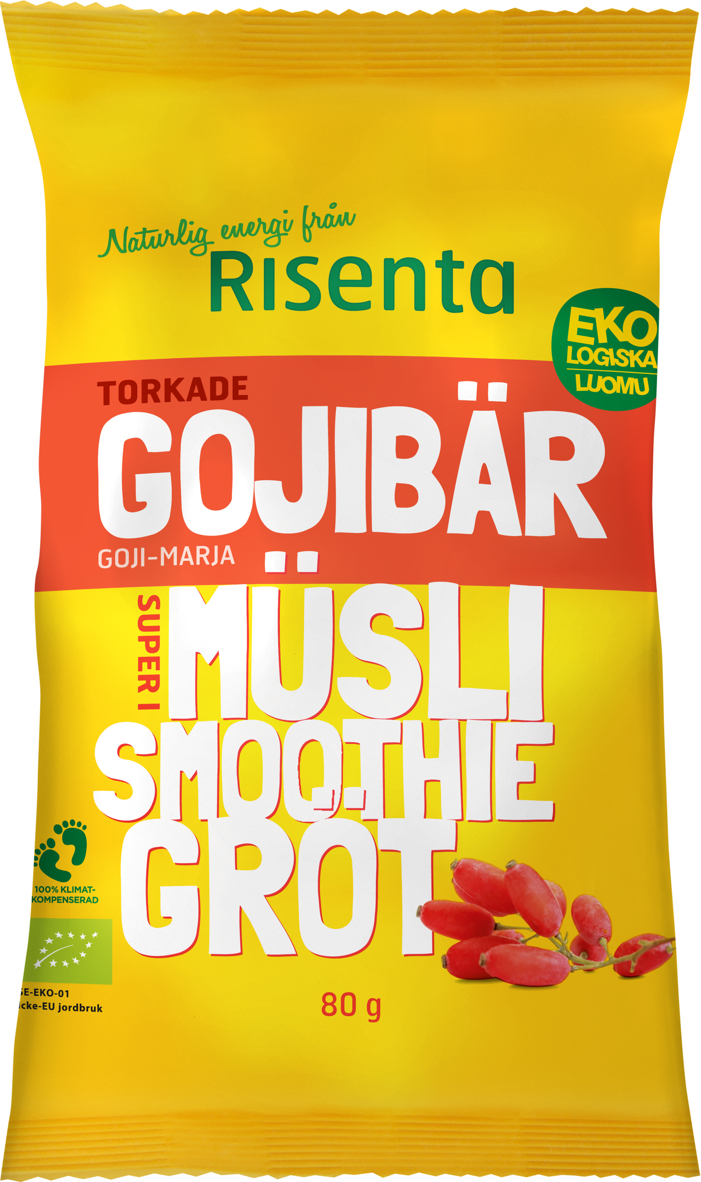 Risenta Goji-marja 80g | K-Ruoka Verkkokauppa