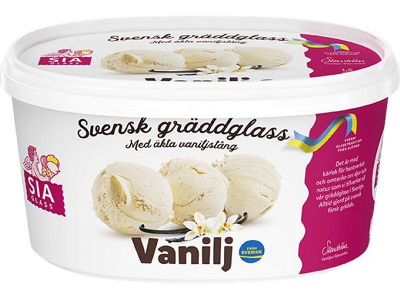 SIA jäätelö 1,5l vanilja