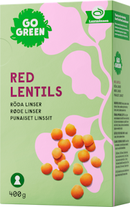 GoGreen Punaiset Linssit 400 g