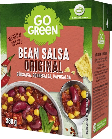 GoGreen Bean Salsa Original 380g