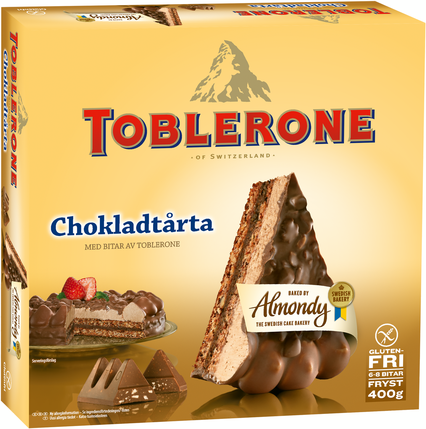 Almondy mantelikakku toblerone 400g pakaste