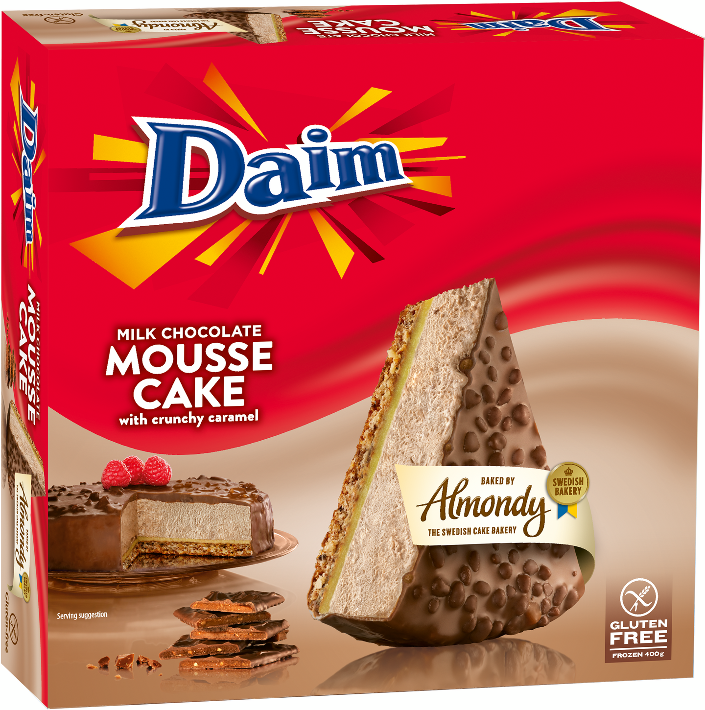 Almondy daim moussekakku 400g pakaste | K-Ruoka Verkkokauppa