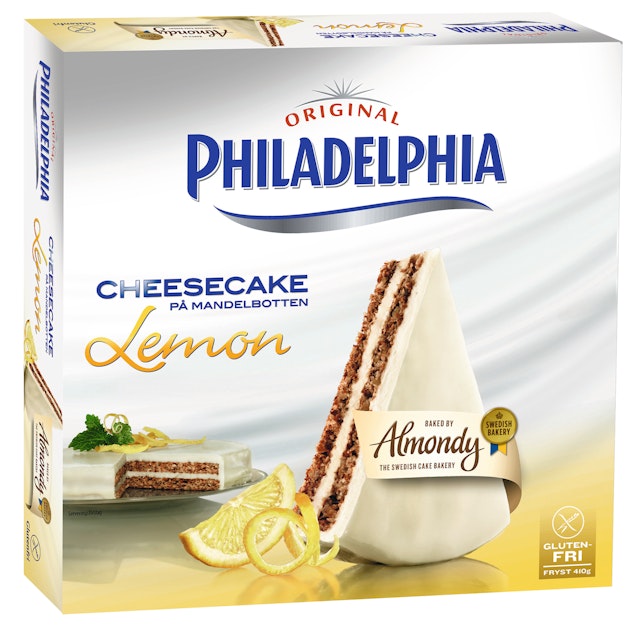 Almondy philadelphia sitruuna juustokakku 410g | K-Ruoka Verkkokauppa