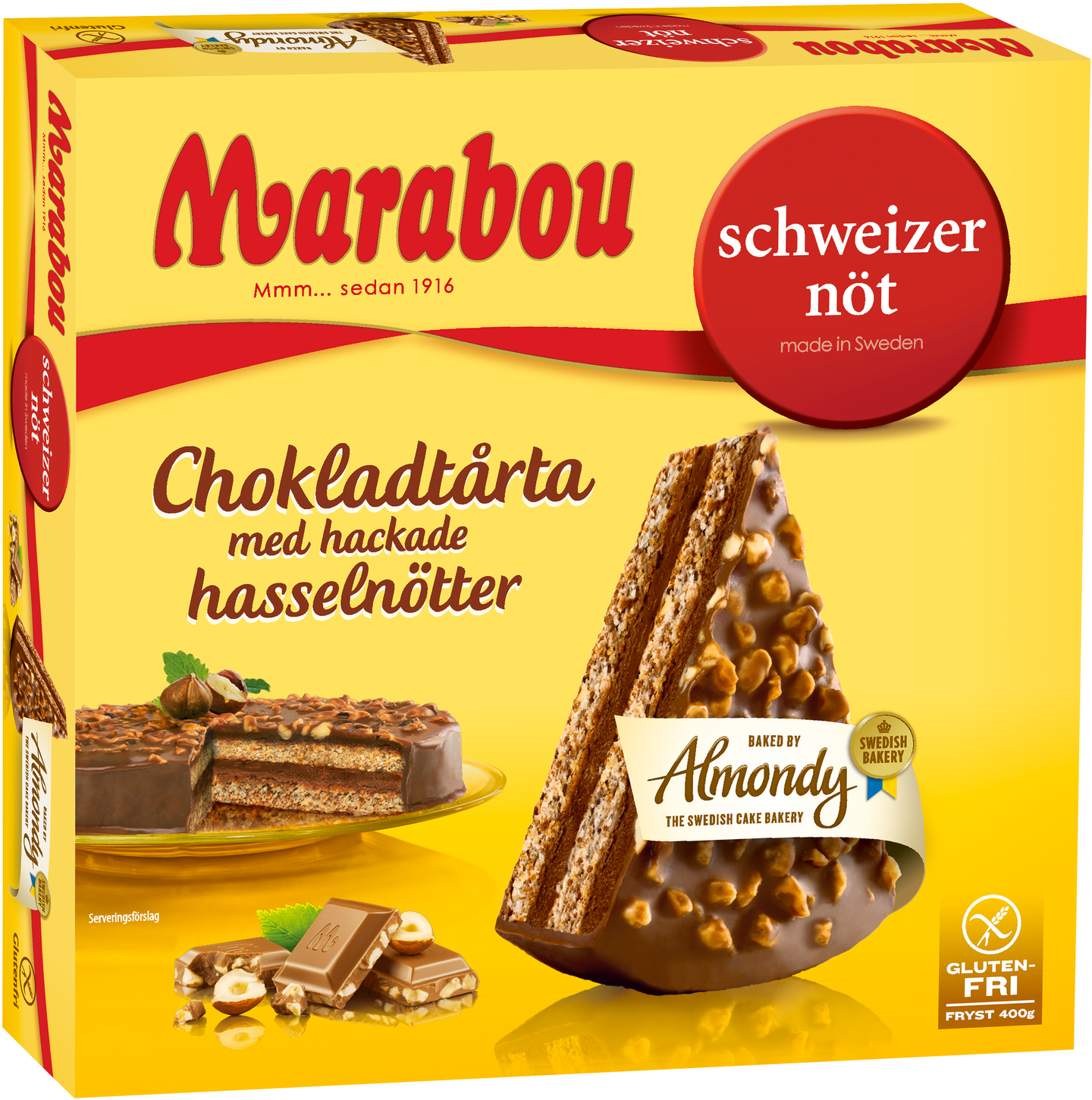 Almondy Marabou mantelikakku schweitzernöt 400g