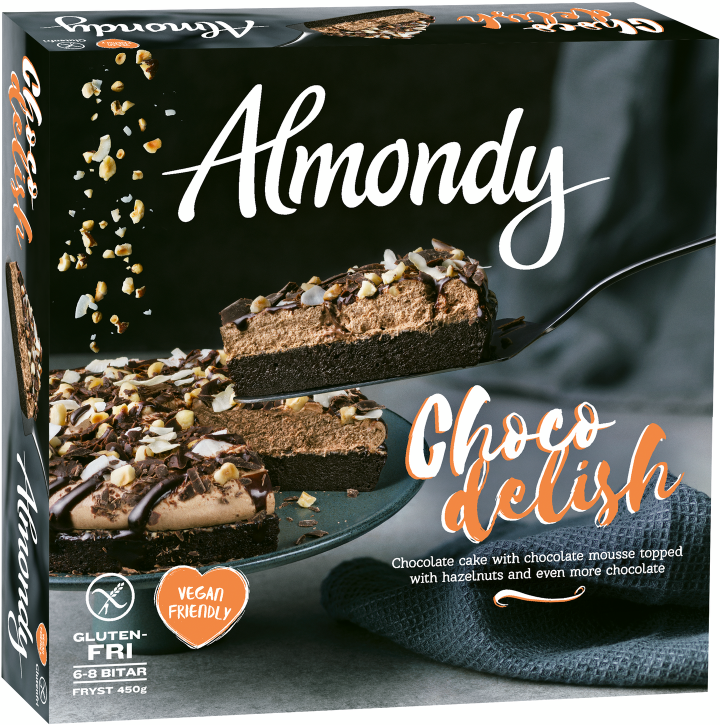 Almondy choco delish kakku 450g pakaste — HoReCa-tukku Kespro