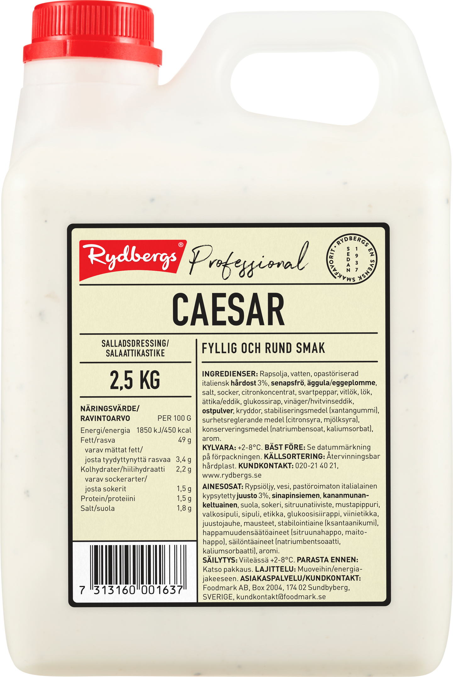 Rydbergs Caesar salaattikastike 2,5kg