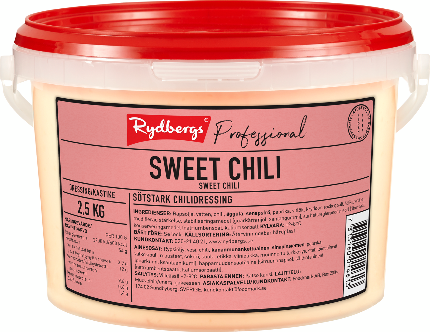 Rydbergs Sweet Chili dressing 2,5kg