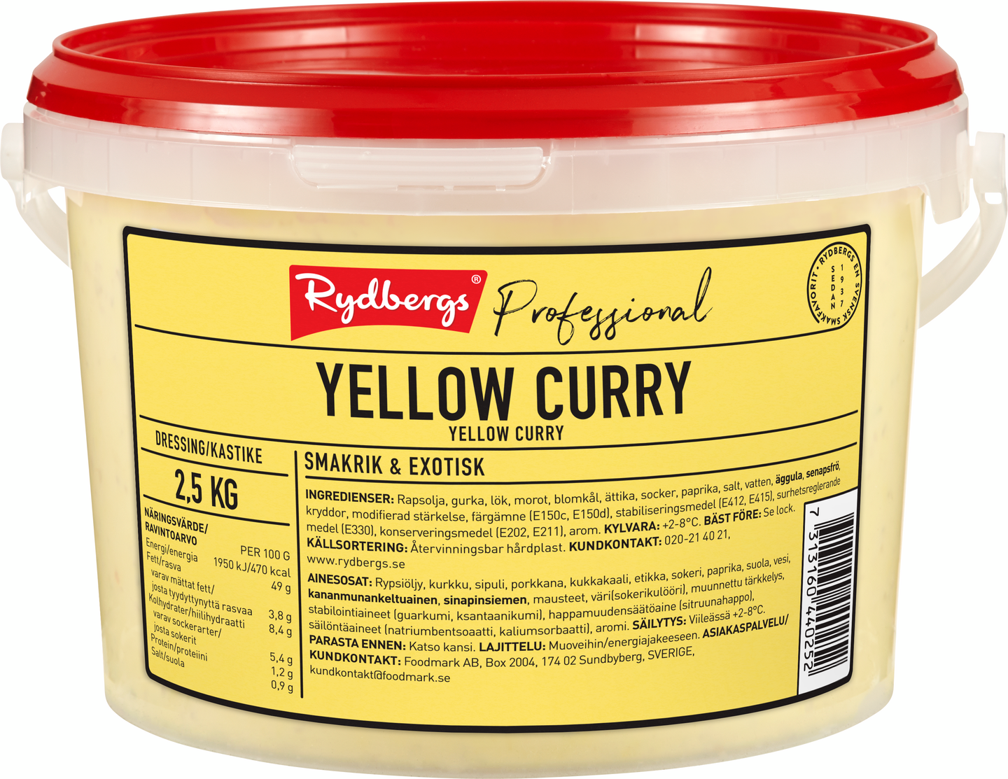 Rydbergs yellow currydressing 2,5kg