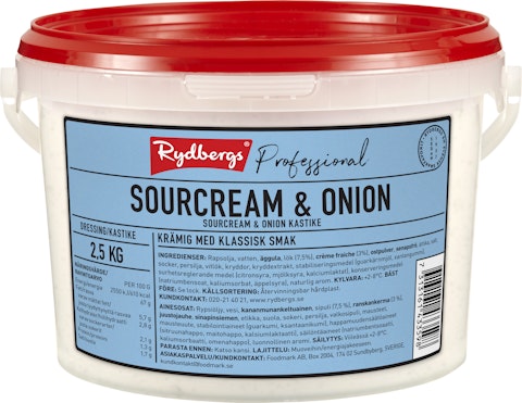 Rydbergs sour cream & onion kastike 2,5kg