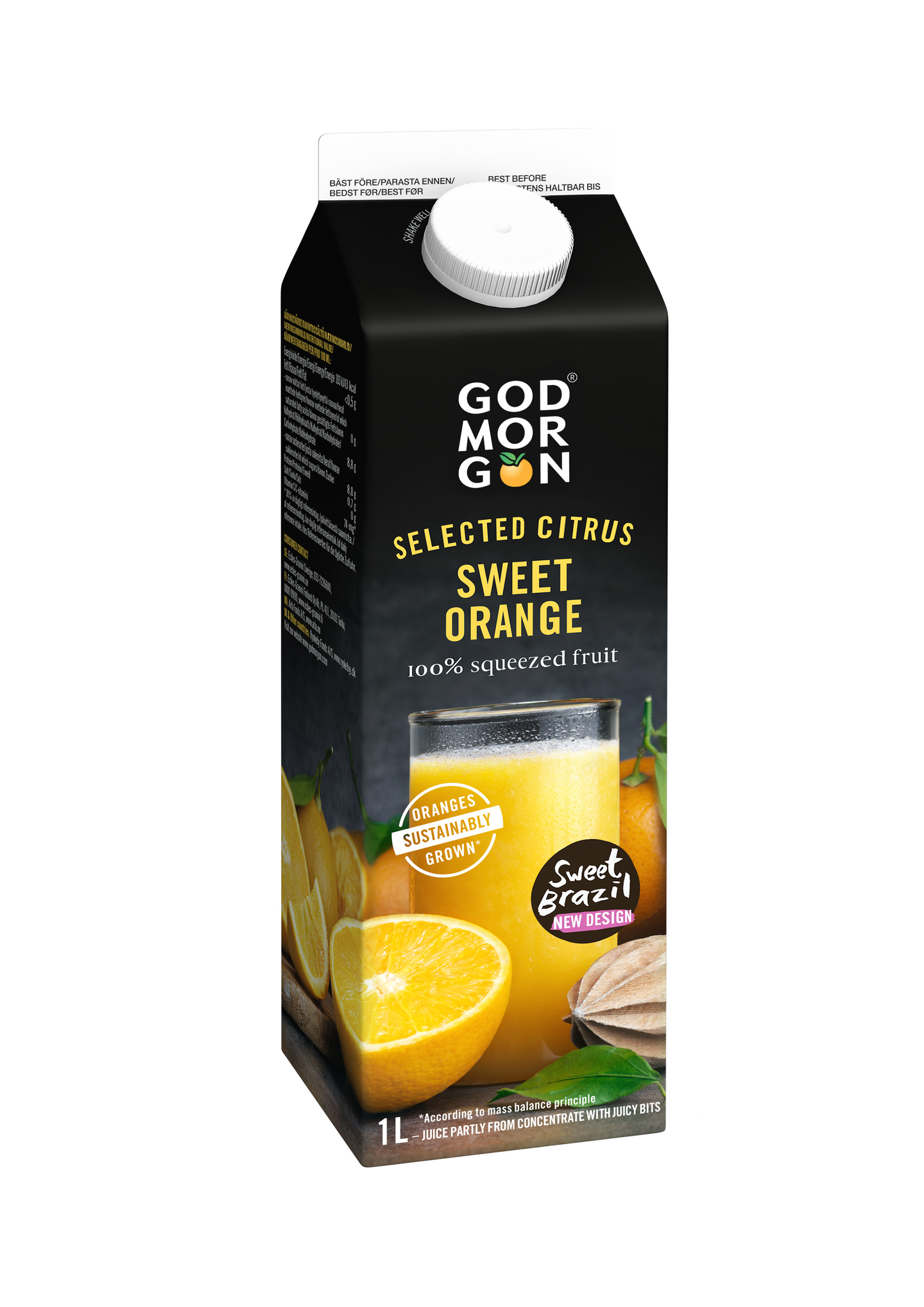 God Morgon Selected Citrus täysmehu 1l sweet orange