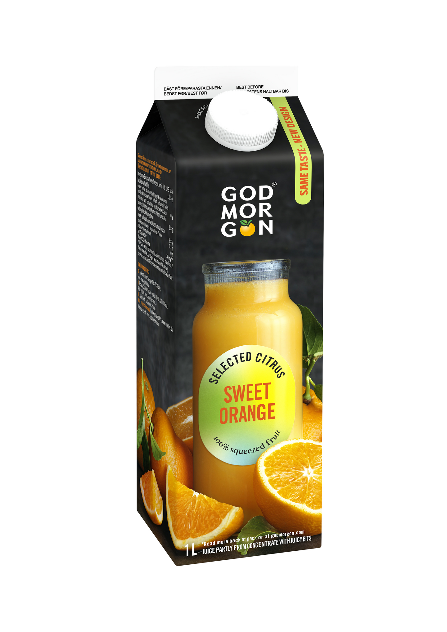 God Morgon Selected Citrus täysmehu 1l sweet orange